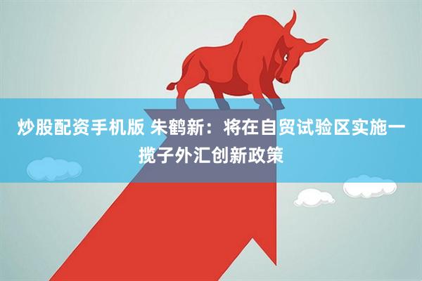 炒股配资手机版 朱鹤新：将在自贸试验区实施一揽子外汇创新政策